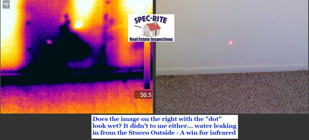 Water intrusion during inspection