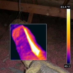 thermal imaging, duct work, heat loss