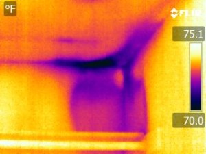 thermal imaging leak picture example
